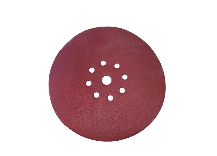 Disco abrasivo 225mm P240 con 8+1 orificios, ideal para lijado fino en superficies duras, alta durabilidad y rendimiento, perfecto para trabajos de acabado profesional.