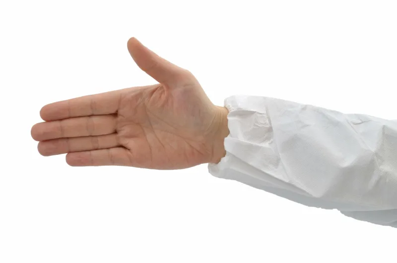 Awtools Kombinezon Jednorazowy Biały M - Buzo desechable blanco, talla M, ideal para protección en trabajos industriales, resistente, cómodo, de uso único, material de alta calidad