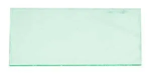 Filtro de soldadura transparente 50x100 mm, protección contra salpicaduras, material duradero, compatible con cascos de soldadura, fácil instalación.