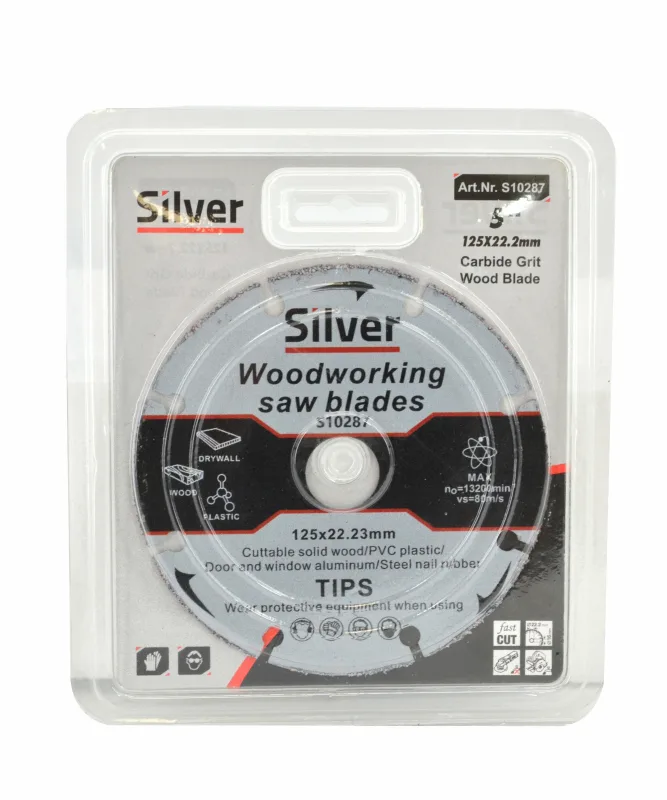 Disco universal de carburo de tungsteno, Silver, 115 mm, corte en múltiples materiales, uso profesional, alta resistencia y durabilidad, ideal para obra y reformas