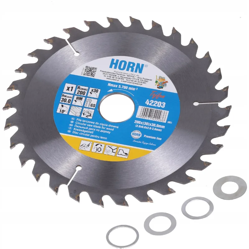 Hoja de sierra circular con dientes de carburo Piła Tarczowa 4503030z/ar, corte preciso, alta resistencia, ideal para materiales duros, durabilidad y rendimiento superior