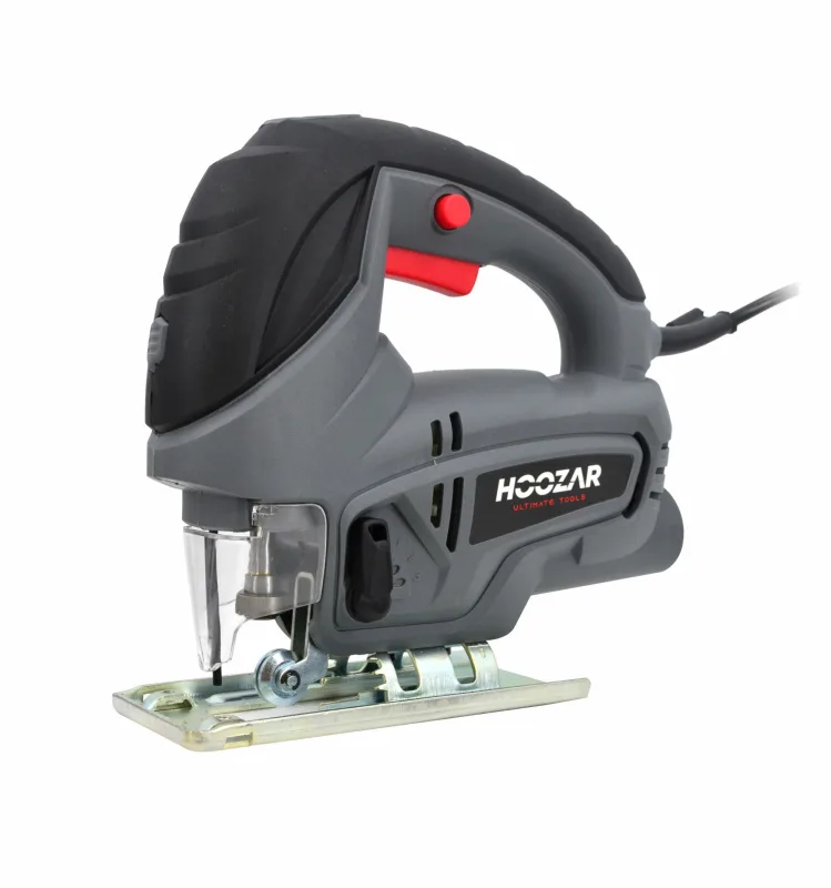 Sierra de calar Hoozar 600W, ideal para cortes precisos en madera y metal, diseño ergonómico, compacto y potente, ideal para trabajos de bricolaje y proyectos profesionales.