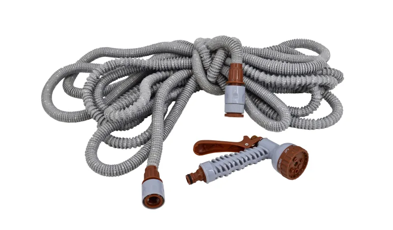 AWTOOLS Manguera de jardín extensible 10-40 m 4 ruedas/pistola rueda 7-FUNKC.