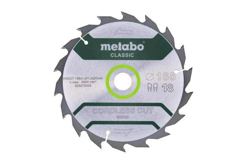 Metabo 628272000 hoja de sierra circular 16,5 cm 1 pieza(s)