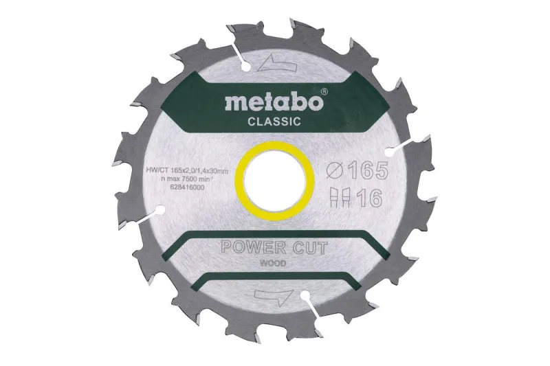 Metabo piła tarczowa hw/ct 165x30x16z power cut wood classic