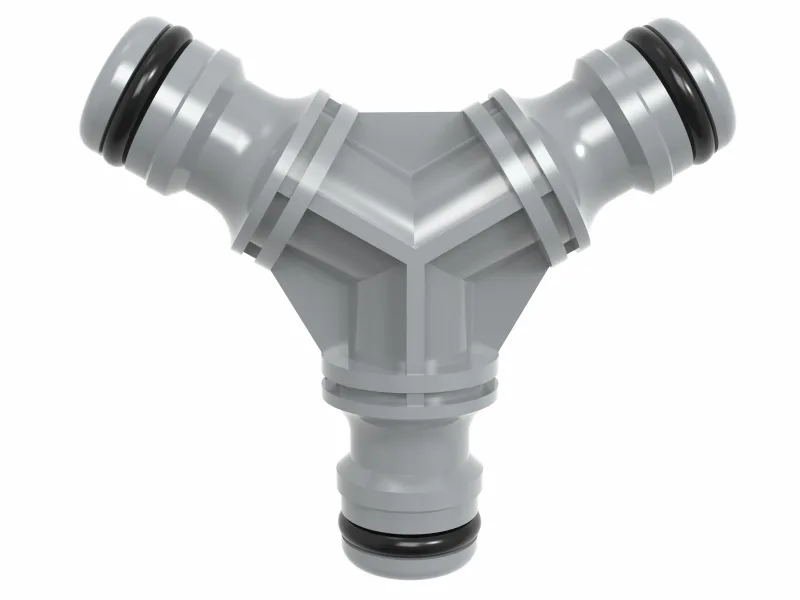 AWTOOLS Trójniki, acople seguro, caja de 10 unidades, resistencia a la presión, instalación sencilla, material duradero, distribución uniforme, color estándar