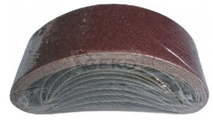 Pase sin fin 75x533mm gr.120 para lijadora de banda, abrasivo de alto rendimiento, ideal para lijado de superficies finas, acabado preciso y duradero, perfecto para profesionales
