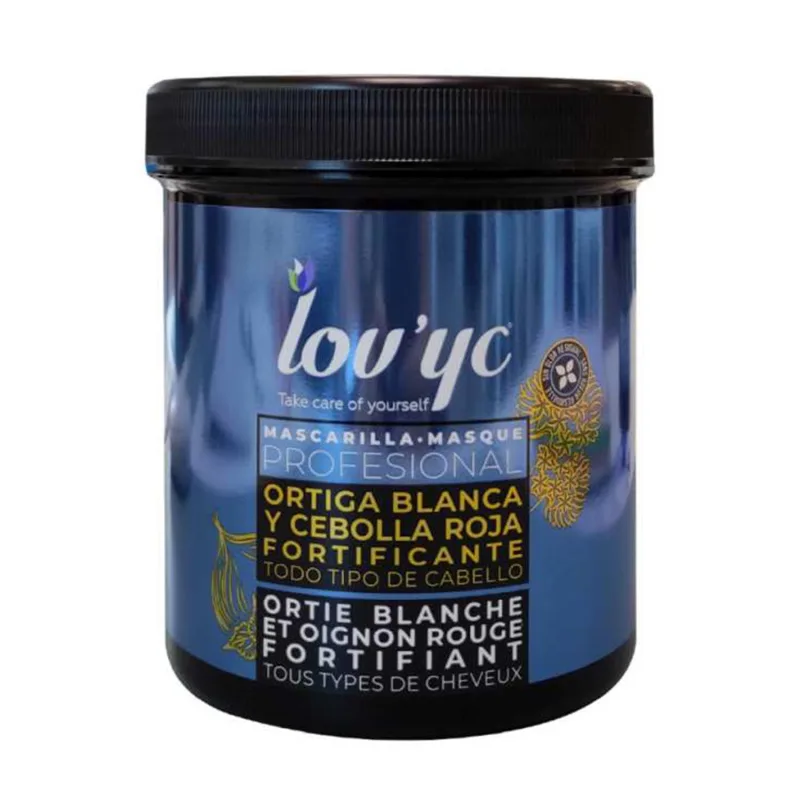 Lovyc Ortiga Blanca Mascarilla Fortificante 700Ml Cuidado Personal y Salud