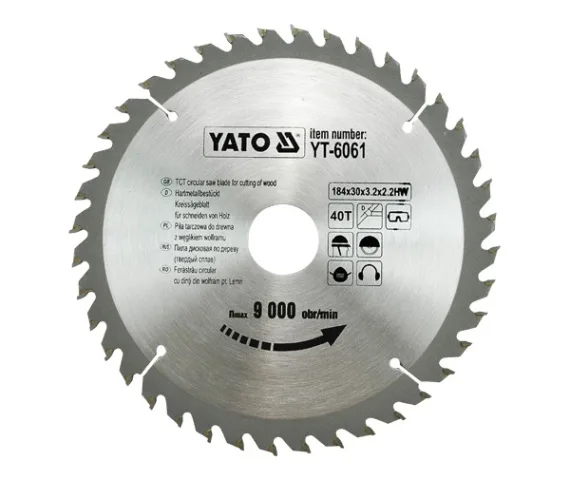 Yato YT-6061 hoja de sierra circular 18,4 cm 1 pieza(s)