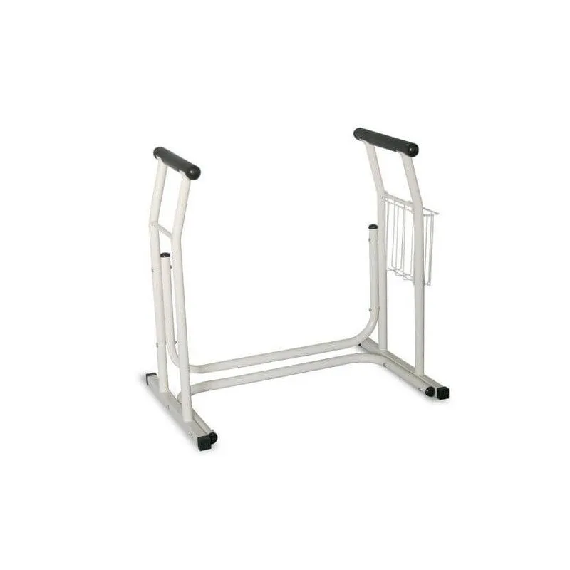 SoNa24 - Soporte para inodoro portátil, antideslizante, con cesta de almacenamiento, soporte para inodoro, soporte para inodoro, soporte para aseo, soporte para baño, estable