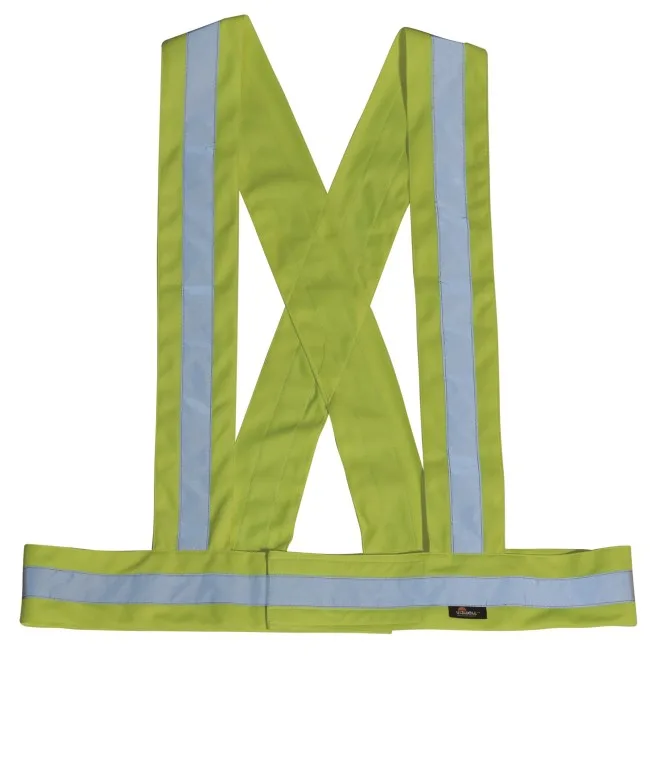 Arnés Reflectante de Alta Visibilidad Amarillo Universal, Beta, Seguridad Laboral y Vial, Banda Elástica Ajustable, Ligero y Ergonómico, Uso Profesional