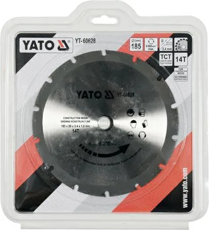 Yato YT-60628 hoja de sierra circular 18,5 cm 1 pieza(s)