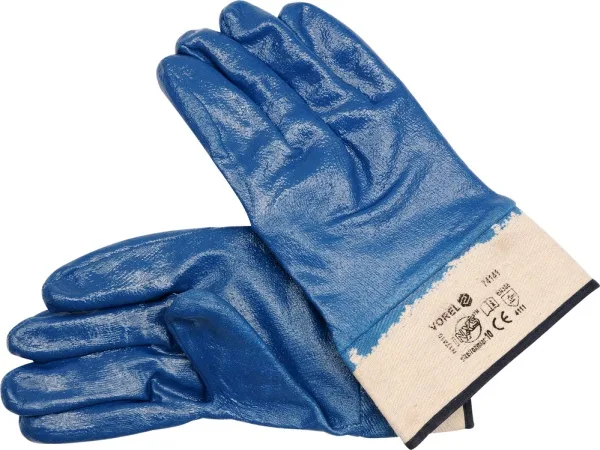 Rękawice olejoodporne mankiet