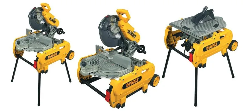 Sierra de mesa DeWALT D27107XPS-QS 1600W, 250 mm, con Guía Láser XPS, Precisión y Potencia para Corte Profesional en Madera y Materiales Similares