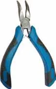 Jobi Extra, modelo WX0199, Alicates miniatura alargados y curvados, ideales para trabajos de precisión en espacios reducidos, herramienta profesional de alta resistencia