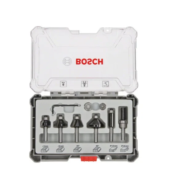 Bosch 2 607 017 470 fresa para ruteadora Juego de fresas 6 pieza(s)