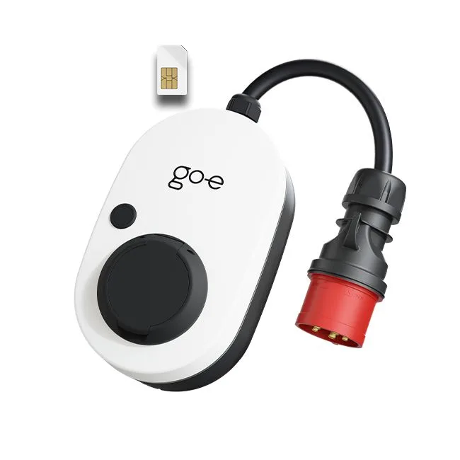 Charger Gemini flex 2.0, 22 kW (32A 3-phasig) (weiß/schwarz, mobile Ladestation, 4G/LTE)