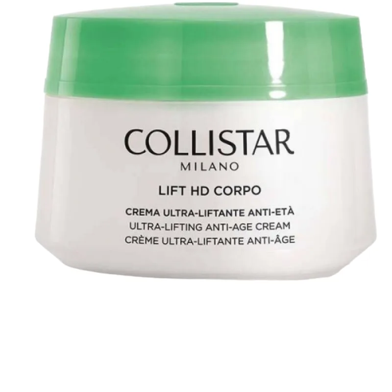 Collistar Lift HD Crema Corporal Lifting, Antiedad, Antioxidante e Iluminadora, para Brazos, Muslos, Rodillas y Escote, Sin Siliconas, 400 ml