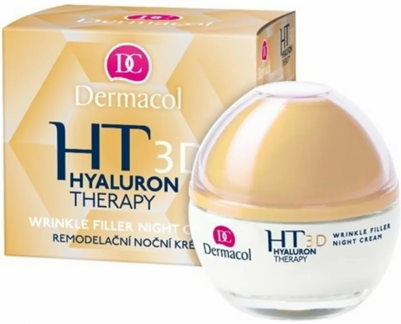 Crema Noche Anti-Edad Dermacol Hyaluron Therapy 3D WLP-31549 | 50ml | Ácido Hialurónico | Hipoalergénica | EAN 8595003108393