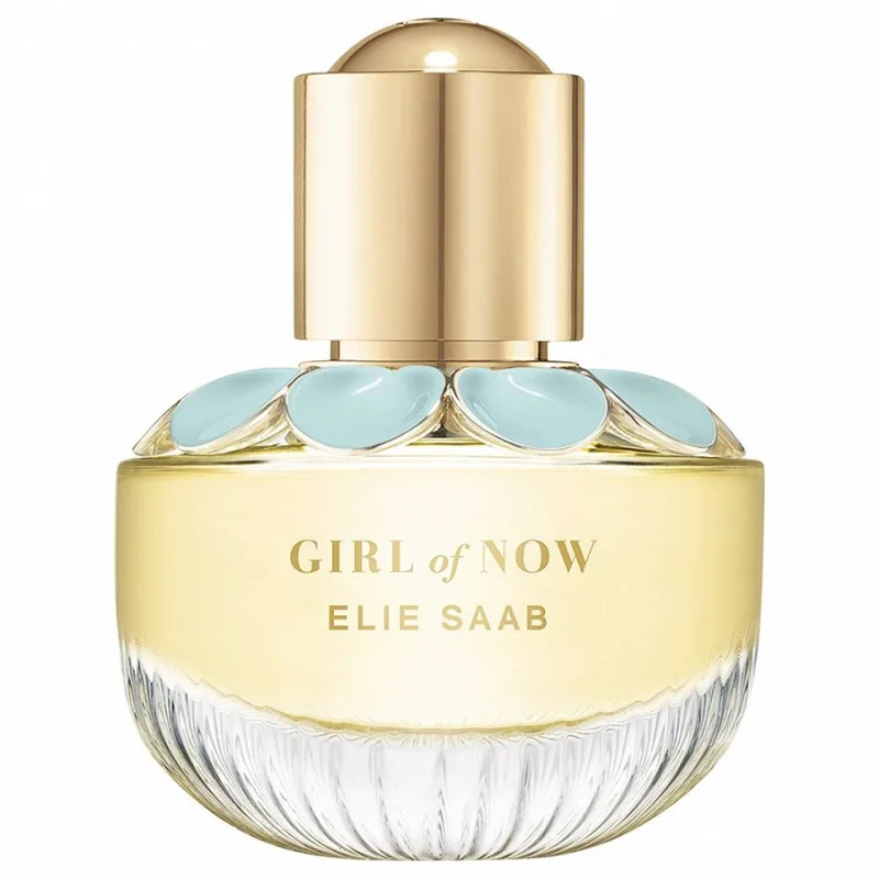 Elie Saab Girl of Now 30 ml - Eau de Parfum de Mujer - Fragancia Floral Gourmand - Adictivas Notas de Almendra, Flor de Azahar y Pachulí - Botella de Cristal Transparente