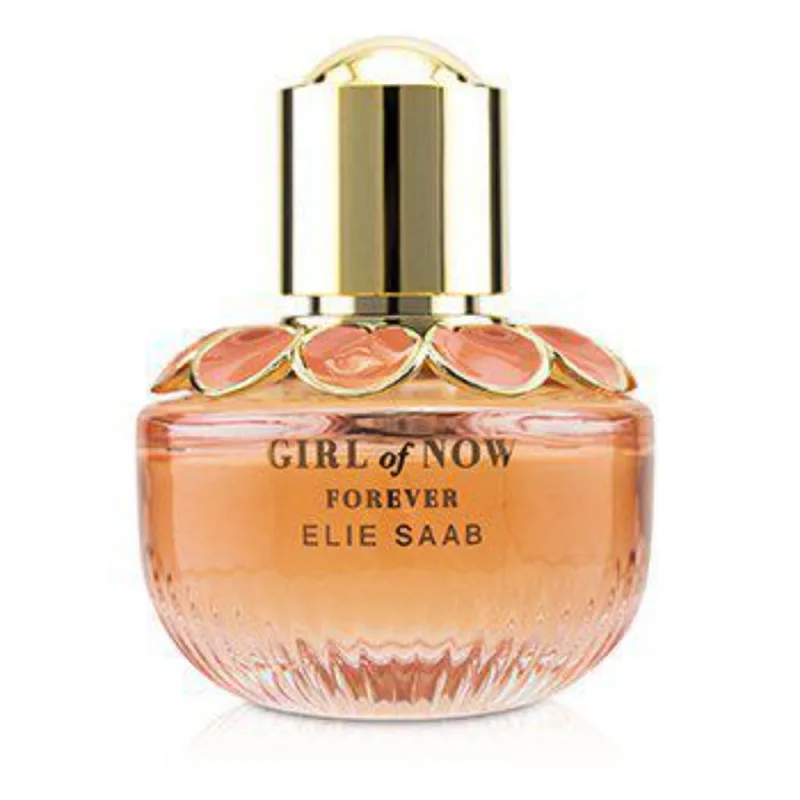 Elie Saab Girl of Now Forever 30 ml - Eau de Parfum de Mujer - Fragancia Floral Frutal - Efervescentes Notas de Frambuesa, Cítricos, Rosa, Flor de Ormond y Pachulí - Botella de Cristal Transparente