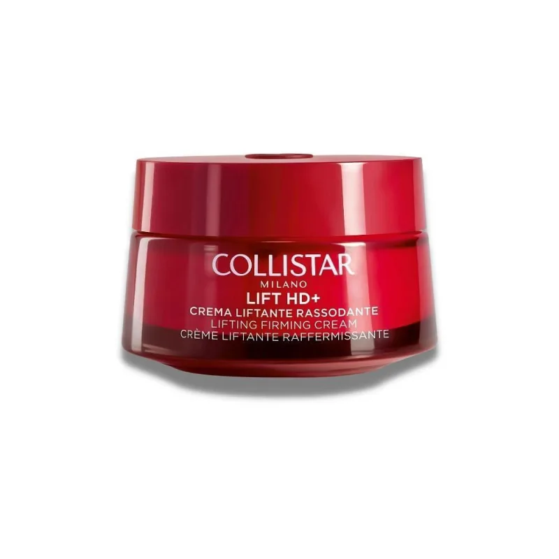 Collistar Lift HD+ Crema Lifting Reafirmante Rostro y Cuello, Efecto Tensor Inmediato, Reduce Visiblemente las Arrugas, Piel Más Elástica, Sin Siliconas, Vegana, 50 ml