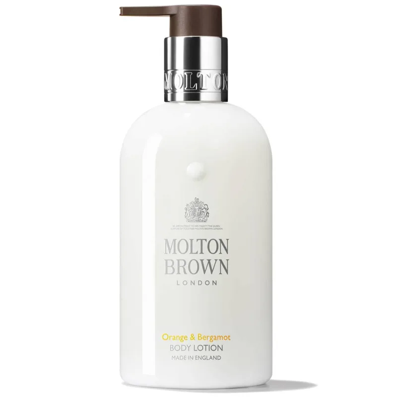 Molton Brown Loción Corporal Nutritiva Orange & Bergamot, Hidratación Ligera, Fragancia Cítrica, 100 ml, Ideal para Pieles Secas, Producto de Lujo