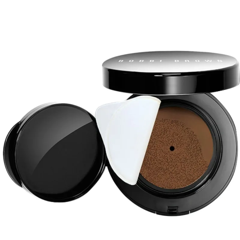 Base Compacta Bobbi Brown Skin / Tono Rich SPF 15 / 13 g para una cobertura duradera, uniforme y natural, protegiendo la piel del sol