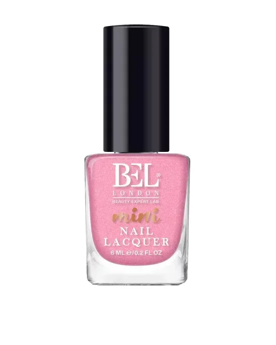 Esmalte de uñas Bel London Quick-Dry tono 216 secado rápido color intenso formato mini ideal para llevar textura fluida acabado brillante 6 ml