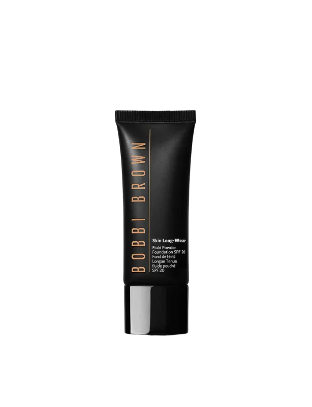 Bobbi Brown Skin Longwear, base líquida mate de cobertura completa, tono C-076 Cool Golden, SPF 20, 40 ml, fórmula libre de parabenos