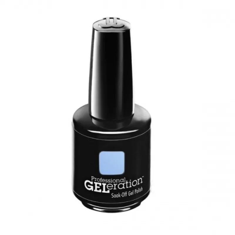 Jessica Geleration Colours Semi-Permanent Nail Polish Gel-747 Sophia True Blue, Esmalte de Uñas Semi-permanente, 15 ml, Brillante y Duradero