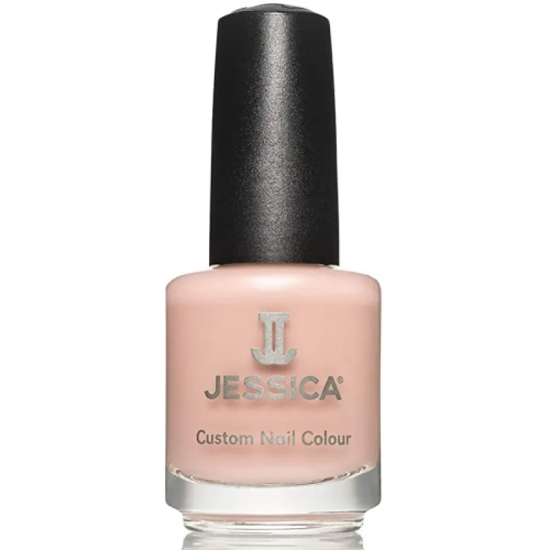 Esmalte de uñas Jessica Custom Nail Colour CNC-663 Naked Gun, 14.8 ml, color nude sofisticado, acabado brillante y duradero para manicure profesional