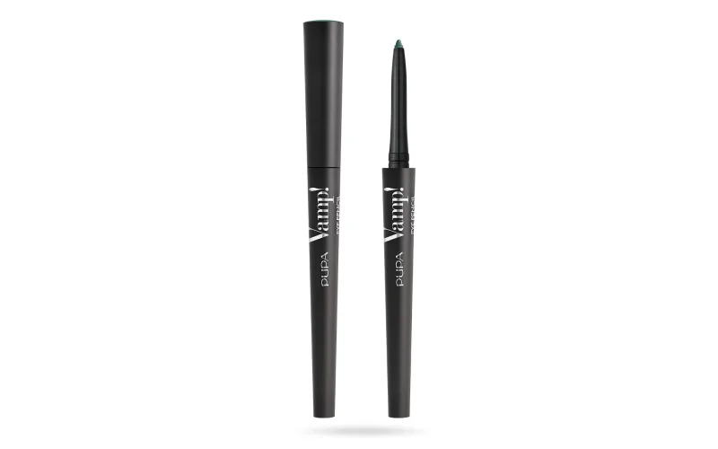 Pupa Milano Vamp! Delineador de Ojos 0.35g Kohl 301 Ultimate Malachite, A Prueba de Agua, Ideal para Mujeres, Tono Verde Vibrante, Larga Duración