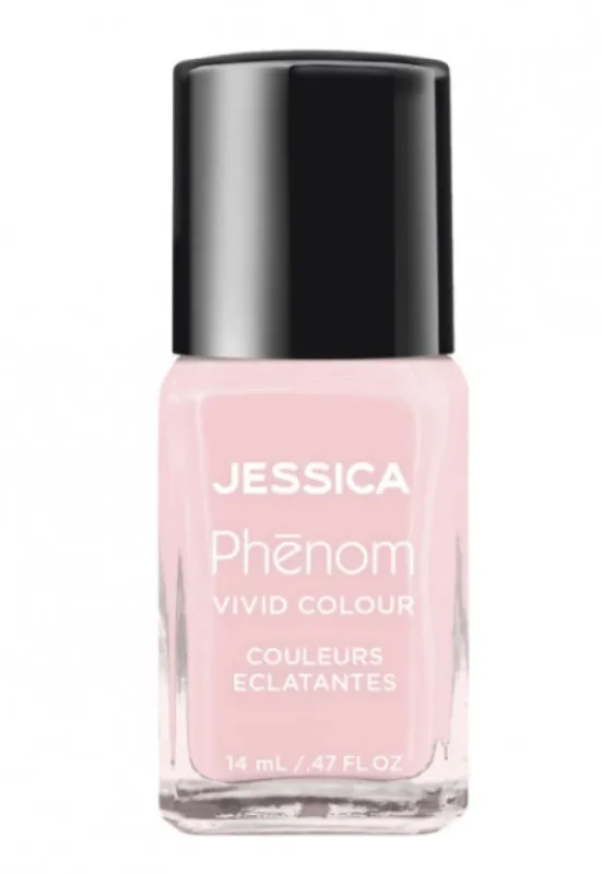 Esmalte de uñas Phenom Vivid Colour phen-004 First Love de Jessica, esmalte fácil aplicar, acabado gel sin lámpara UV, alta pigmentación, duración hasta 10 días, 14 ml