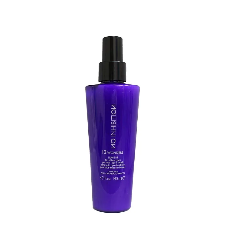 No Inhibition, Cuidado de Estilo 12 Maravillas, Tratamiento en Spray para el Cabello con Filtro UV, Repara/Protege/Volumen y Brillo, 140 ml