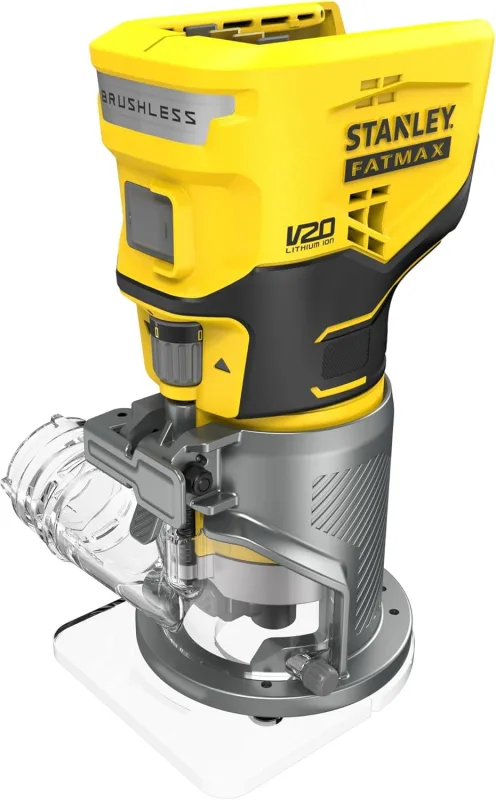 Fresadora de Cantos STANLEY FATMAX V20 SFMCW400B-XJ 18V Motor sin Escobillas Sin Batería