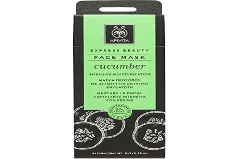 Express Face Mask Cucumer Intense Moisturización Salud y Cuidado Personal