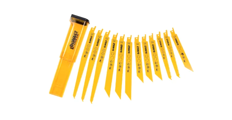 Hoja para sierra recíproca, marca DeWALT, modelo DT2445-QZ 1 pieza, uso en calar, marquetería y sierra recíproca, corte preciso en madera y plásticos, alta durabilidad