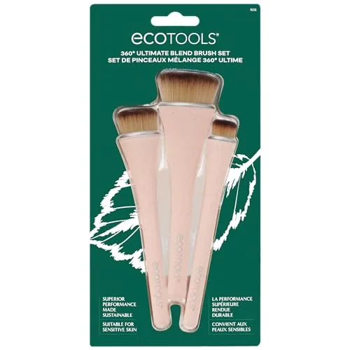 Ecotools 360 ultimate blend - kit de brochas para rostro 21 g