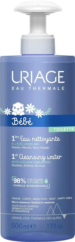 Uriage Bebe 1er Agua Limpiadora 500 ml