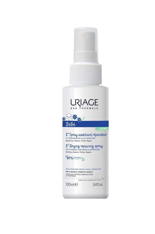 Spray Reparador Uriage Bebé Pieles con Rojeces 100 ml