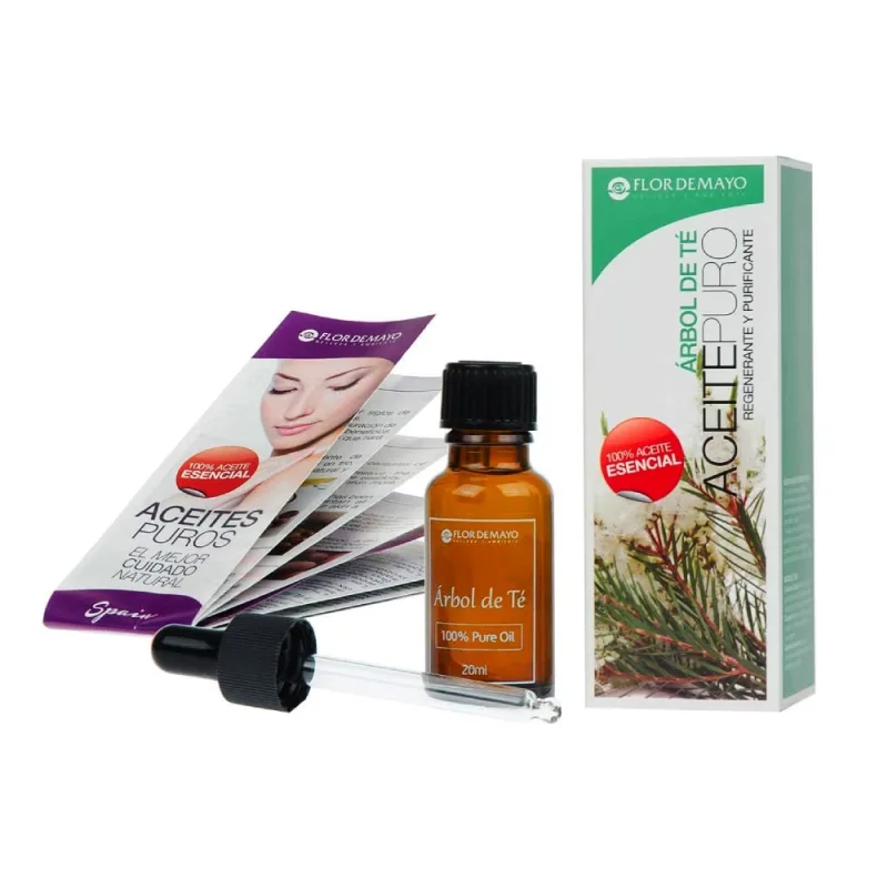 Flor De Mayo Flor De Mayo Aceite Puro 20 Ml 100% Arbol De Te Cuentagotas - 20 ml