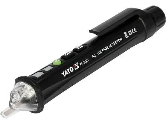 Yato YT-28313, localizador de cable, 12 - 1000 V, carcasa negra, temperatura operativa de 0 - 40 °C, 155 mm, herramienta profesional