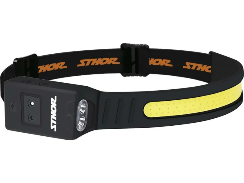 Sthor 88680, linterna, IP44, batería de polímero de litio, 175 mm x 35 mm x 20 mm, 78 g, ideal para exteriores, actividades al aire libre y emergencias.