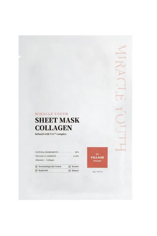 Miracle youth sheet mask collagen 23 gr