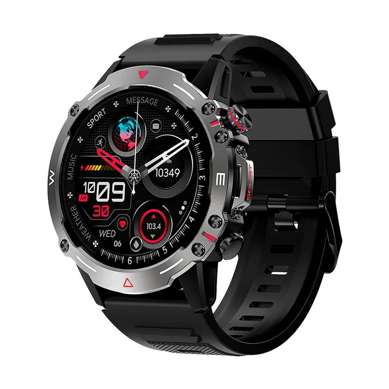 Smartwatch Pantalla Amoled Cool Adventure Silicona Negro (Llamadas, Salud...)