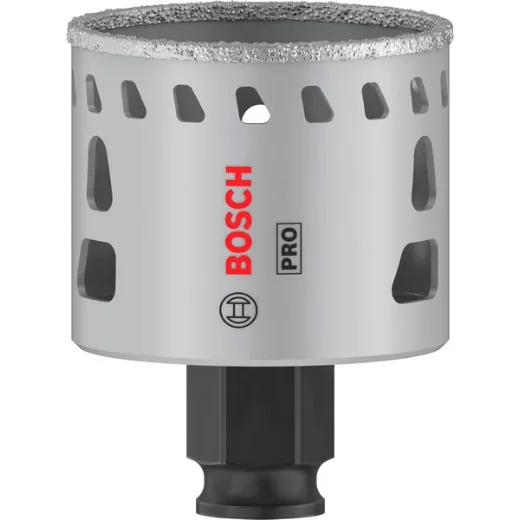 Bosch 1 sierra perforadora Pro Tile Power Change Plus (para azulejos duros, azulejos blandos, diámetro de 51 mm, accesorio profesional)