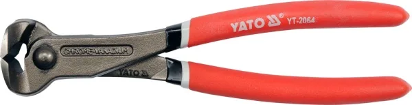 Yato YT-2064, Alicates de corte diagonal, ideales para cortes precisos en cables y alambres, alta resistencia.