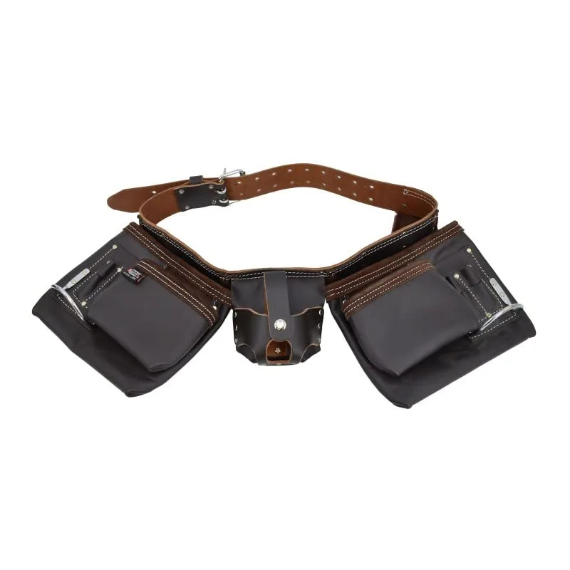 Awtools pas monterski profesjonalny 11 kieszeni gładki black line