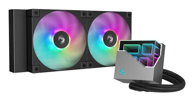 DeepCool LT240 Procesador Sistema de refrigeración líquida todo en uno 12 cm Negro 1 pieza(s)